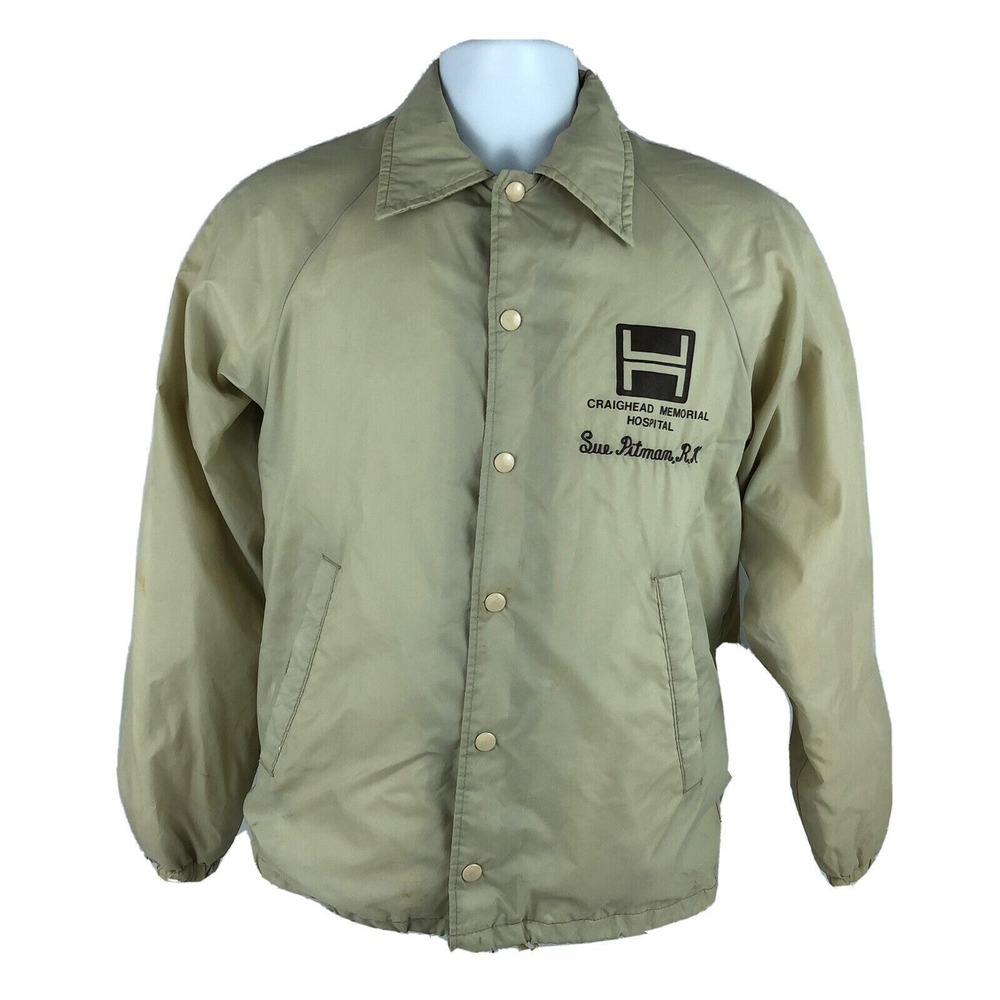 Craighead Memorial Hospital Nurses Windbreaker Jacket Arkansas Size Small VTG‎